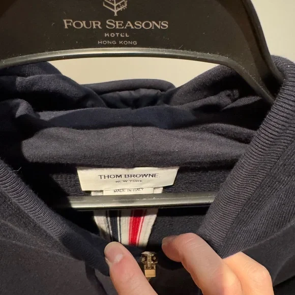 Thom Brown Zip Up Hoodie - Picture 3 of 4
